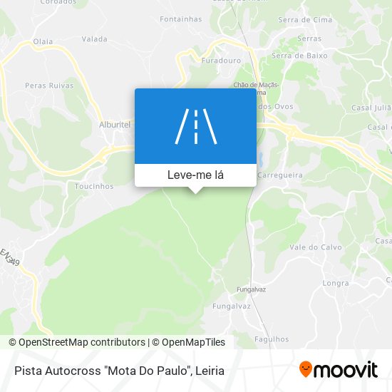Pista Autocross "Mota Do Paulo" mapa