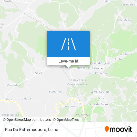 Rua Do Estremadouro mapa