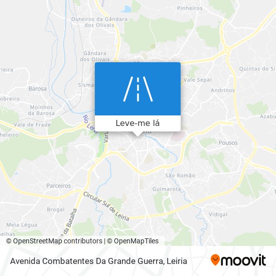 Avenida Combatentes Da Grande Guerra mapa