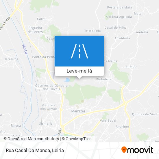 Rua Casal Da Manca mapa