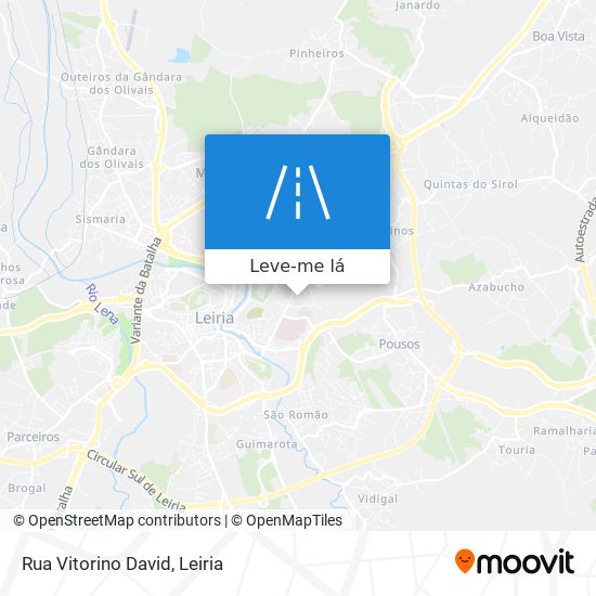Rua Vitorino David mapa