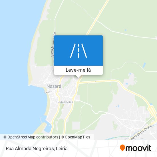 Rua Almada Negreiros mapa