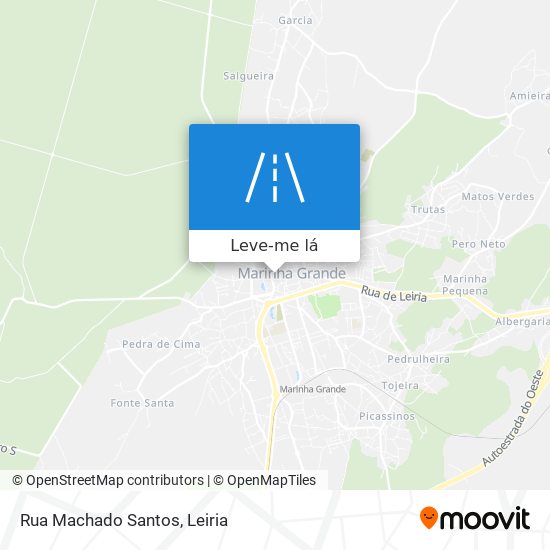 Rua Machado Santos mapa