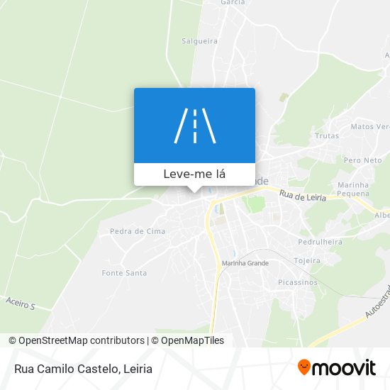 Rua Camilo Castelo mapa