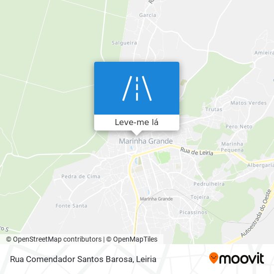 Rua Comendador Santos Barosa mapa