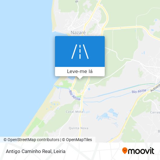 Antigo Caminho Real mapa