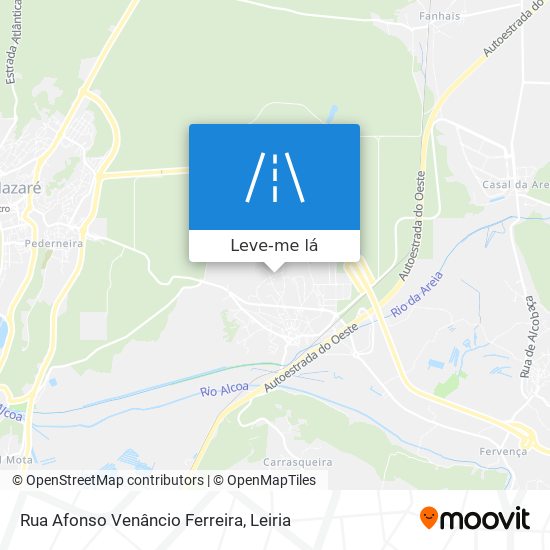 Rua Afonso Venâncio Ferreira mapa