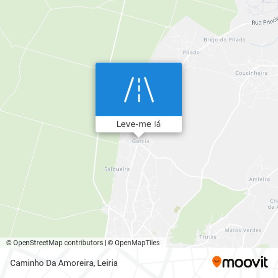 Caminho Da Amoreira mapa