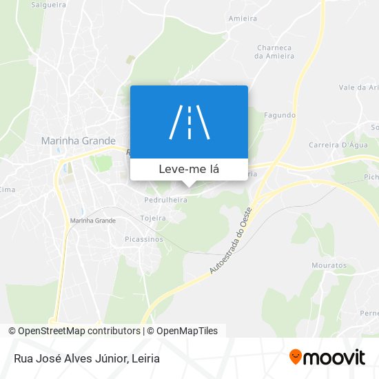 Rua José Alves Júnior mapa