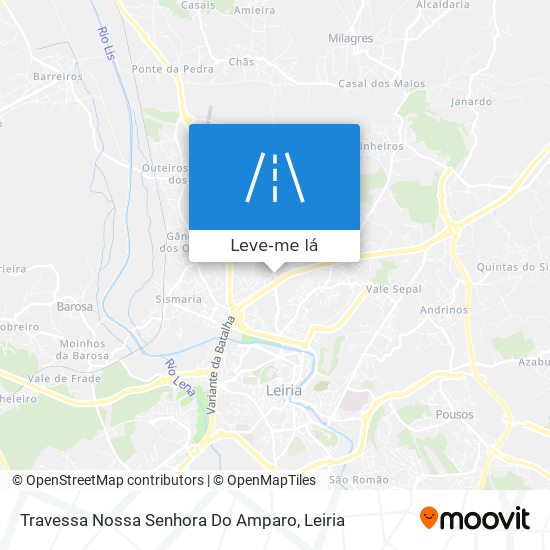 Travessa Nossa Senhora Do Amparo mapa