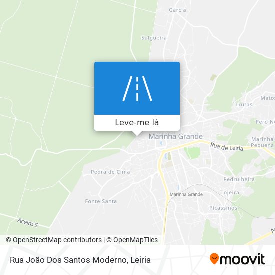 Rua João Dos Santos Moderno mapa