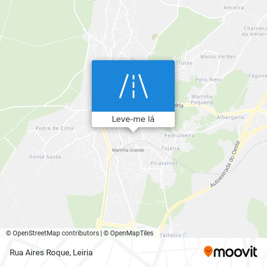 Rua Aires Roque mapa