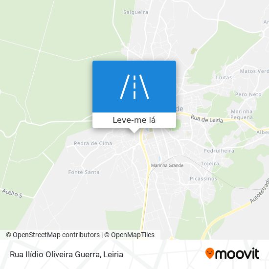 Rua Ilídio Oliveira Guerra mapa