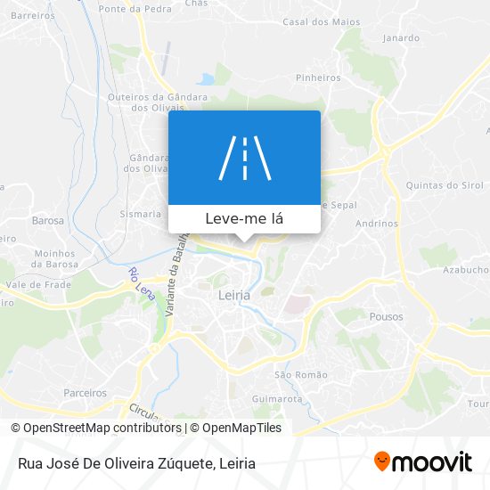 Rua José De Oliveira Zúquete mapa