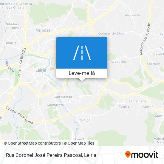 Rua Coronel José Pereira Pascoal mapa