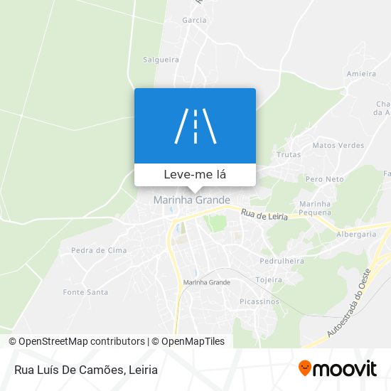 Rua Luís De Camões mapa