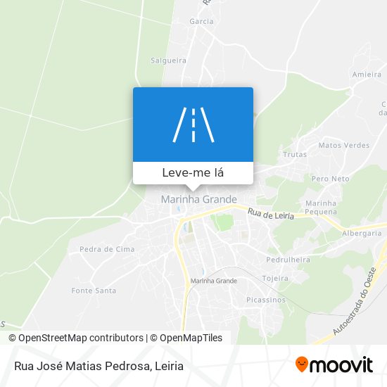 Rua José Matias Pedrosa mapa