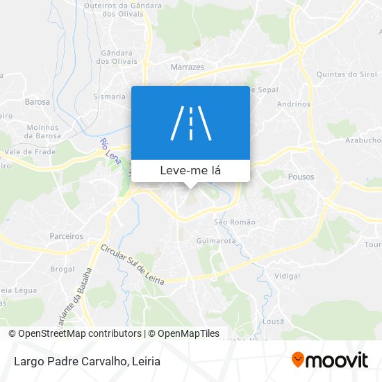 Largo Padre Carvalho mapa