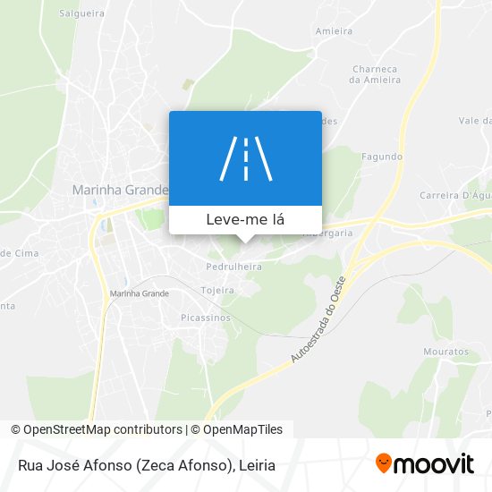 Rua José Afonso (Zeca Afonso) mapa