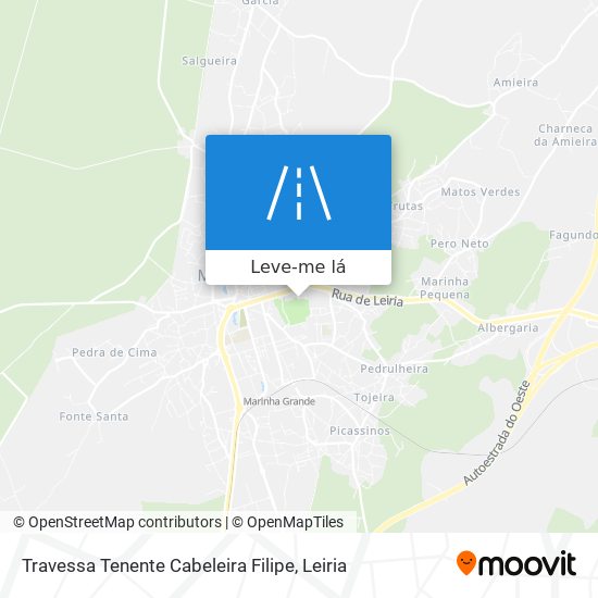 Travessa Tenente Cabeleira Filipe mapa