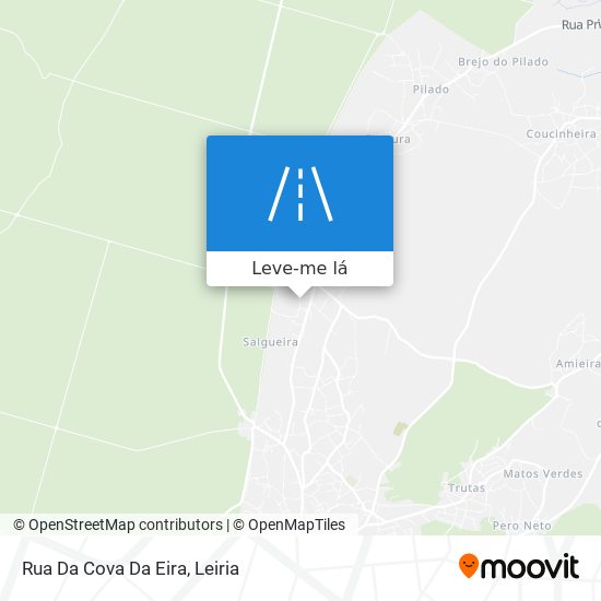 Rua Da Cova Da Eira mapa