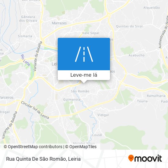 Rua Quinta De São Romão mapa