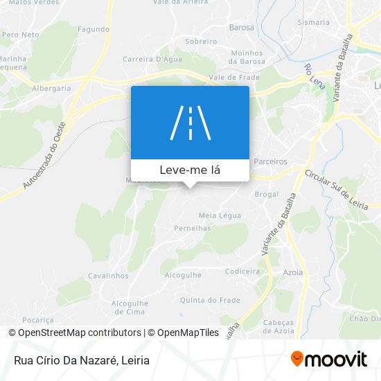 Rua Círio Da Nazaré mapa