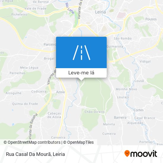 Rua Casal Da Mourã mapa