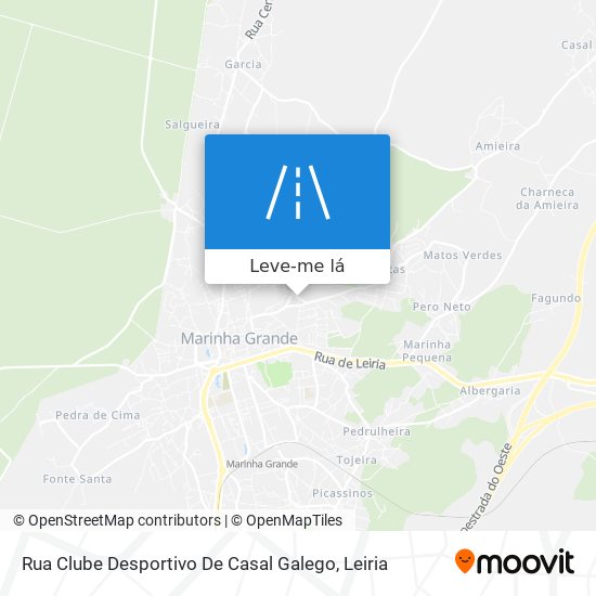 Rua Clube Desportivo De Casal Galego mapa