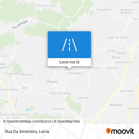 Rua Da Amoreira mapa