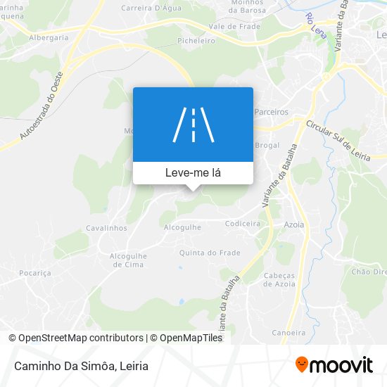 Caminho Da Simôa mapa