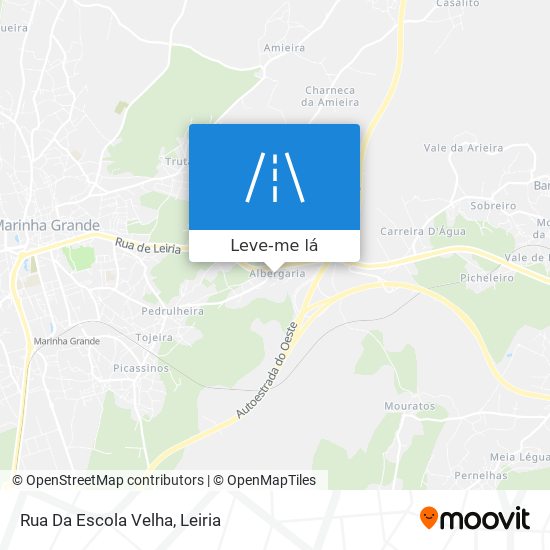 Rua Da Escola Velha mapa