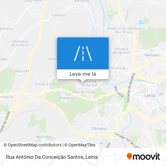 Rua António Da Conceição Santos mapa