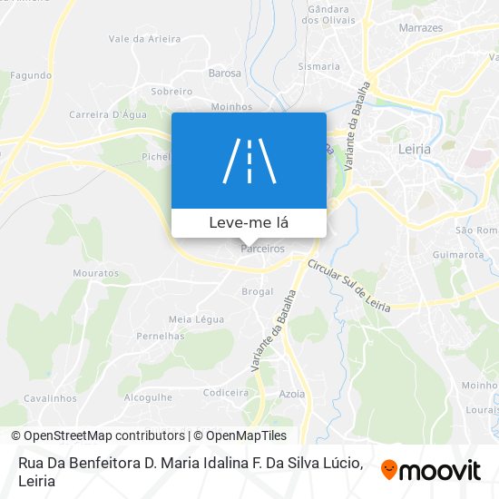 Rua Da Benfeitora D. Maria Idalina F. Da Silva Lúcio mapa