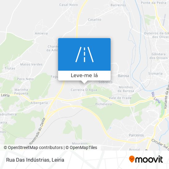 Rua Das Indústrias mapa