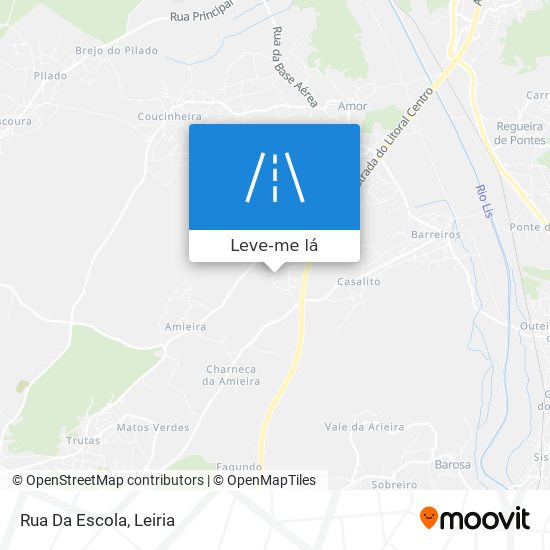 Rua Da Escola mapa