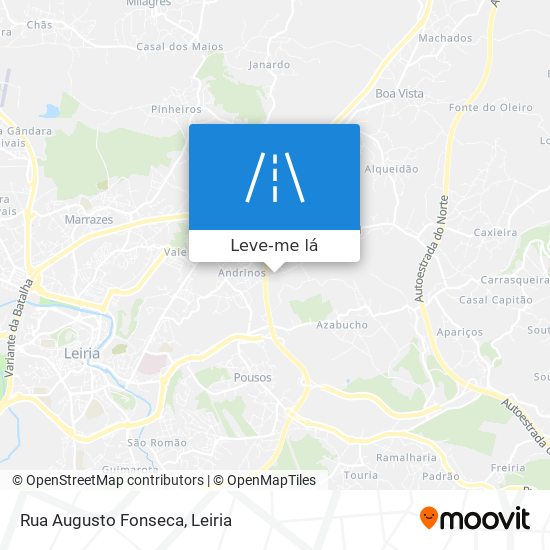 Rua Augusto Fonseca mapa