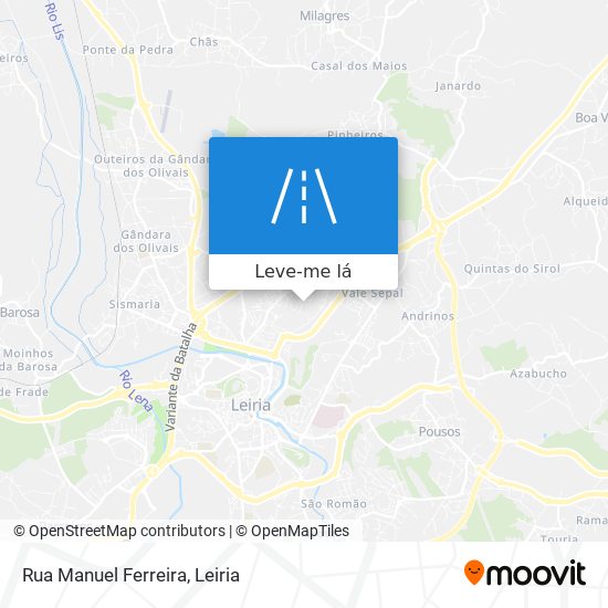 Rua Manuel Ferreira mapa