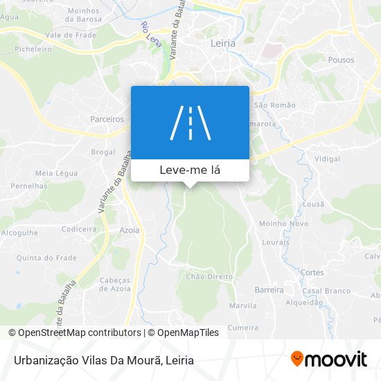 Urbanização Vilas Da Mourã mapa