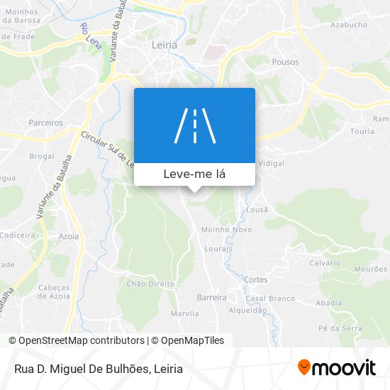 Rua D. Miguel De Bulhões mapa
