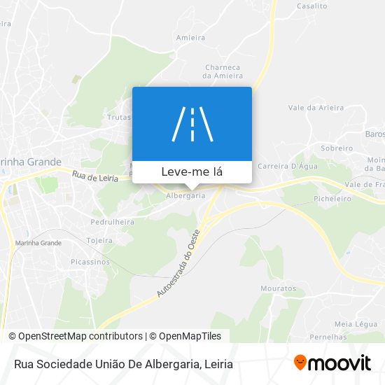 Rua Sociedade União De Albergaria mapa