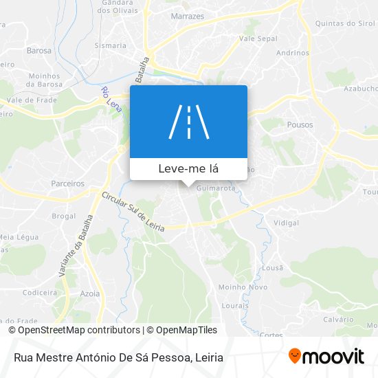 Rua Mestre António De Sá Pessoa mapa