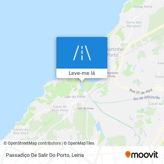 Passadiço De Salir Do Porto mapa