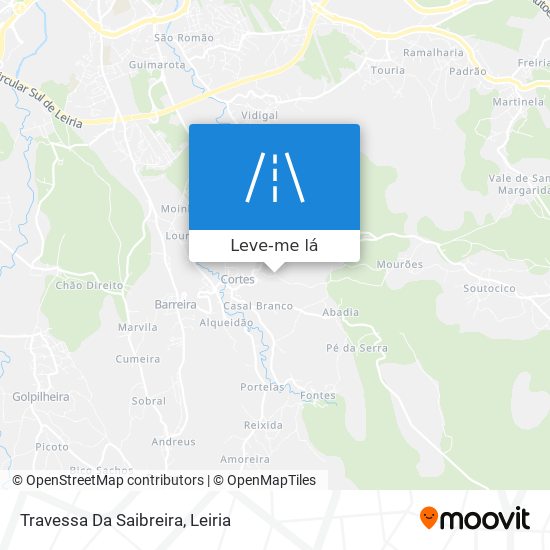 Travessa Da Saibreira mapa