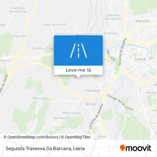 Segunda Travessa Da Barcaria mapa