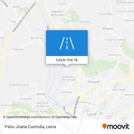 Pátio Joana Custódia mapa