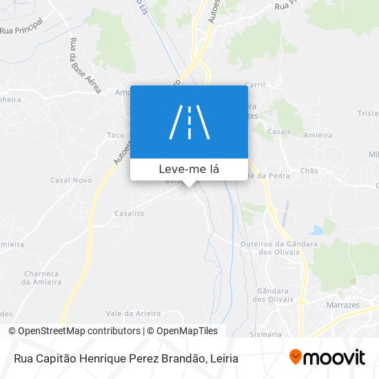 Rua Capitão Henrique Perez Brandão mapa