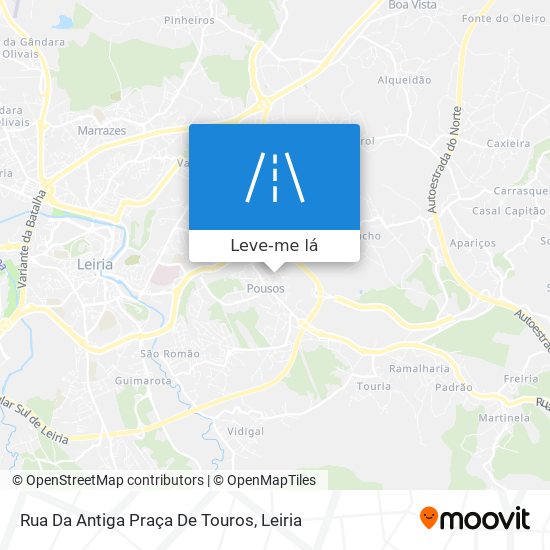 Rua Da Antiga Praça De Touros mapa