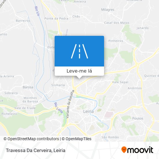 Travessa Da Cerveira mapa