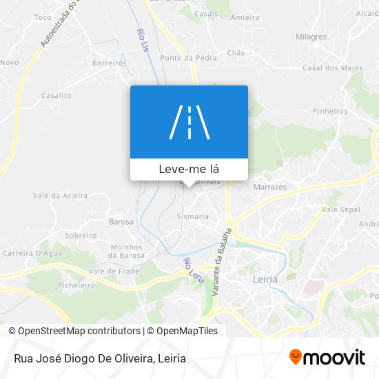 Rua José Diogo De Oliveira mapa